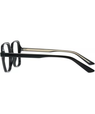 Shop Firmoo Prescription Reading Glasses 1.00x-3.00x for Men & Women - Round Blue Light Filter TR90 - Stylish Black Frames - Buy Online on GoSupps.com