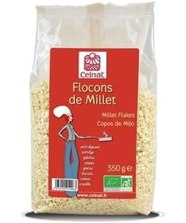 ORGANIC MILLET FLAKES - 350G CELNAT UNIT - Buy Online on GoSupps.com