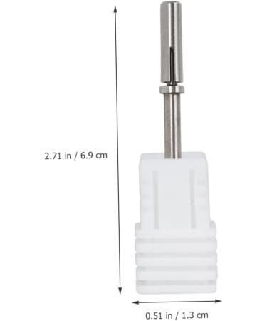 minkissy Acrylic Nails Trim Drill Bit Spas Nail Drill Shank Nail Shank for Women Nail Shank for Nail Drill Small Grinding Head Metal Nail Shaft Core Women's Nail Supplies Tungsten Steel - Buy Online on GoSupps.com