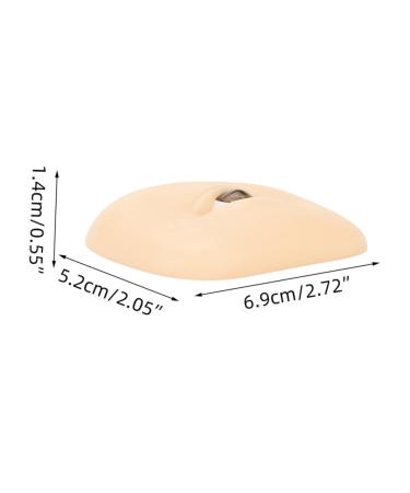 Balacoo 1 Set Makeup Practice Skin Eyeshadow Simulated Eye Makeup Skin Makeup Skin Mold Silicone Board Blank - Buy Online on GoSupps.com