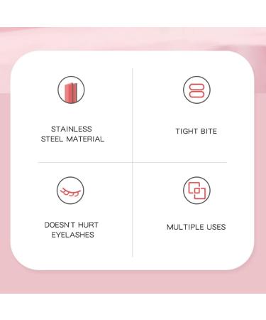 4Pcs Professional Grafting Eyelash Tools Set - Stainless Steel Tweezers Eyebrow & Eyelash Curler - Ultimate Makeup Accessories for Flawless Beauty - Buy Online on GoSupps.com