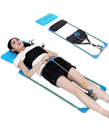 Back Traction Device Portable Cervical Spine Extension Stretcher Device Home Use Cervical Traction Bed for Relieve Cervical Fatigue and Back Pain