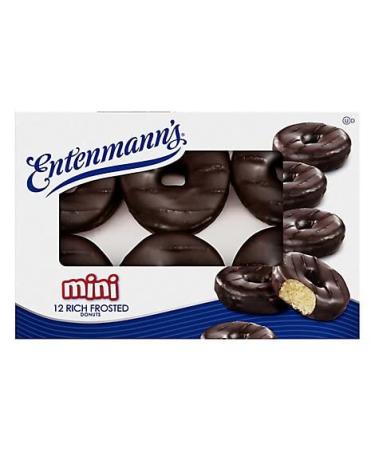 Entenmann's Mini Donuts Rich Frosted - 12 CT