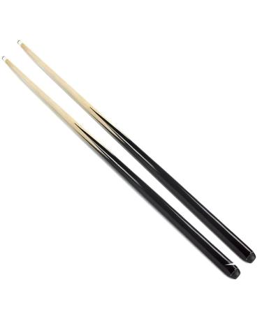 VANLAN Wooden Billiard House Cue Sticks Shorty Cues Pool Cues for Kids Hardwood Billiard Cue Sticks 13mm Glue-on Tips,Set of 2 36" Set of 2