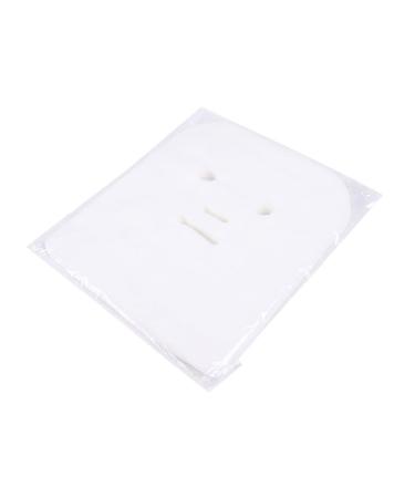 POPETPOP Feuilles De Masques Faciaux Jetables Pr d coup es 100 Pi ces En Papier Absorbant Pour Soins Du Visage En Salon Et Application De Masques Hydratants