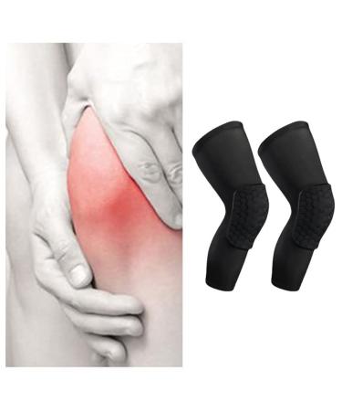 Knee Brace & Compression Sleeve for Pain Relief | Support & Stabilizer for Men & Women | Ideal for Running Workout & Hiking (M-Black - Buy Online on GoSupps.com