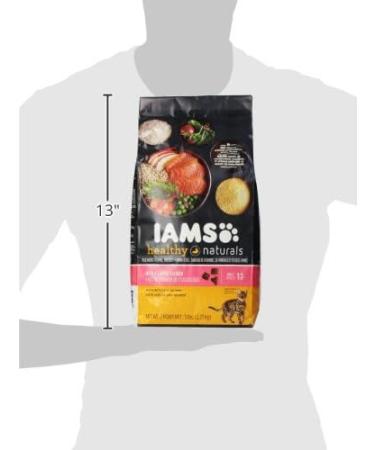 Iams Healthy Naturals Adult with Atlantic Salmon Premium Cat Food 5-Pound - Buy Online on GoSupps.com