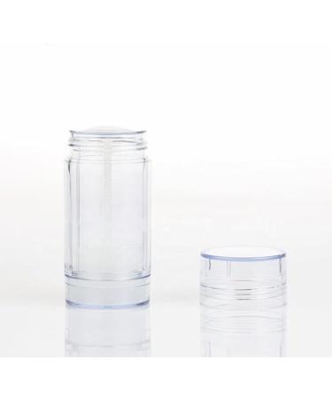5 Packs Plastic Deodorant Containers 1 Oz /30ml Empty Clear Cylinder (Bottom Refilling & Twist Up) Refillable Deodorant Tube Bottles Stick Container for Lip balm Lipstick - Buy Online on GoSupps.com