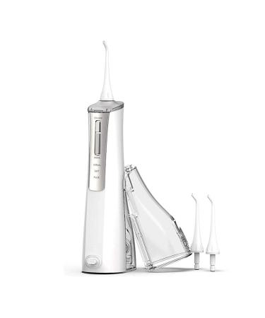 Water Flosser Cordless Portable Dental Oral Irrigator for Teeth 3 Modes and 2 Jet Tips IPX7 Waterproof USB Charged 4 Hrs for 15-Days Use Home Travel Braces Bridges Care