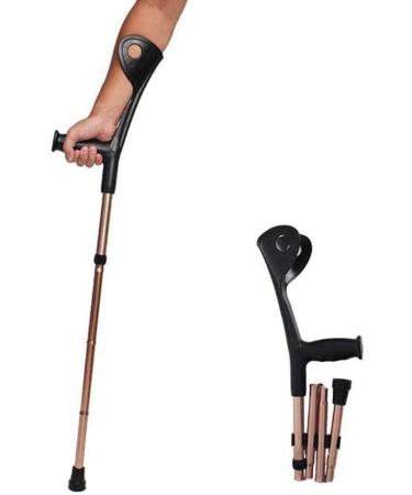 Forearm Crutches Adjustable Freedom Edition Underarm Crutches Folding Aluminum Comfortable Grips 10 Files Adjustable Lightweight Handles Lig - Buy Online on GoSupps.com