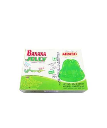 Ahmed Banana Jelly (Vegetarian) - 85g x 3