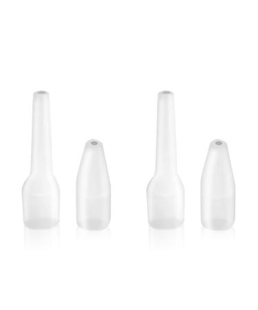 Nasal Aspirator Replacement Silicone Tips for Bellababy Electric Baby Nasal Aspirator - 2 Sets/4 Pieces