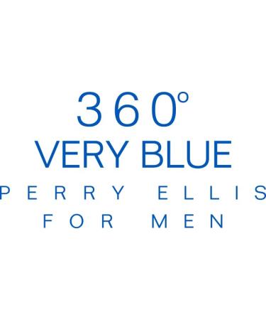 Perry Ellis 360 Very Blue for Men - 6.8 oz EDT Spray 6.8 Fl Oz (Pack of 1) - Buy Online on GoSupps.com
