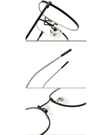 Blue Light Filter Glasses for Men & Women - Retro Metal Frame Gaming & Computer Glasses - Silver - Buy Online on GoSupps.com