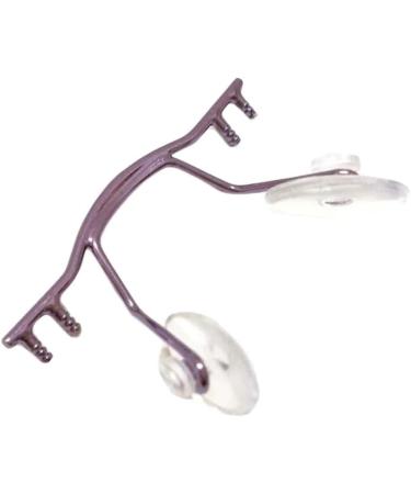 MAYABI Metal Replacement Nose Bridge 1 Piece Metal Eyeglass Nose Bridge Replacement for Rimless Glasses Purple