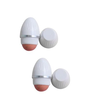 Beavorty 2pcs Oil Absorbing Beauty Stick Roller Walker Volcanic Rock White Oil Absorption 5.70X3.00X3.00CMx2pcs Whitex2pcs