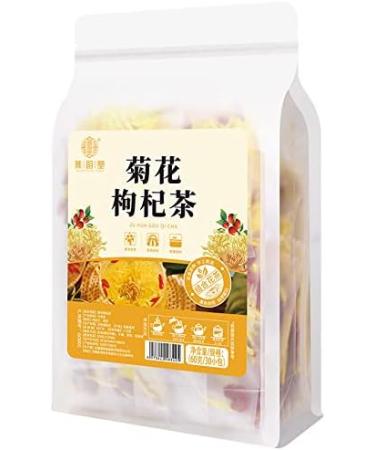 Chrysanthemum Goji tea 60g combined flower and grass tea golden silk Huangju red medlar tea 60g - Buy Online on GoSupps.com