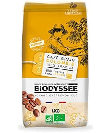 Biodyss e - 100% Arabica Coffee Beans From Colombia - Rich & Full-bodied 1Kg - Unit - Buy Online on GoSupps.com