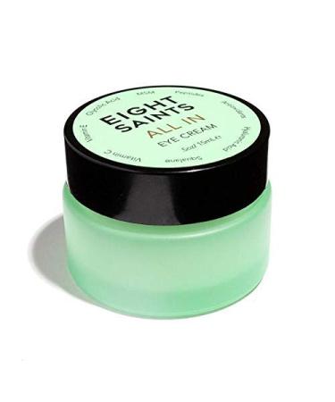 Eight Saints All In Eye Cream, Natural and Organic Anti Aging Under Eye Cream to Reduce Puffiness, Wrinkles, and Under Eye Bags, Dark Circles Under Eye Treatment, 0.5 Ounce