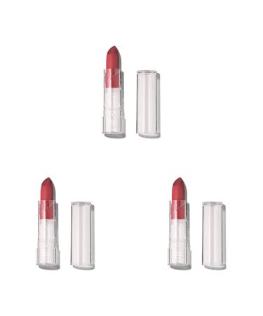 e.l.f. Srsly Satin Lipstick Intense color Payoff & Silky Smooth Formula Taffy 12 oz. (Pack of 3) Taffy 0.12 Ounce (Pack of 3)