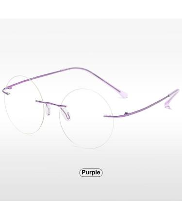 Abetos Roundless Blue Light Filter Reading Glasses for Men & Women - Lightweight Titanium Fashionable Design Flexible Hinges 3.0x Magnification - Buy Online on GoSupps.com