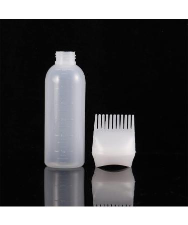 Vctitil 3Pcs Root Comb Applicator Bottle - 6oz Lightweight Hair Dyeing Tool with Graduated Scale for Hair Color & Oil Application - Buy Online on GoSupps.com
