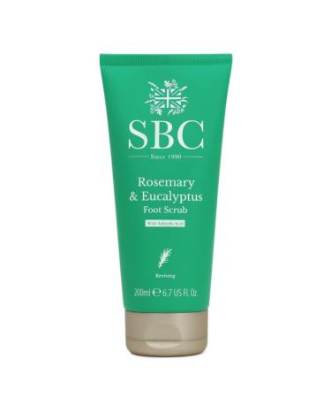 SBC Skincare - Foot cream with rosemary and eucaliptus - 200 ml - soften the feet and reduces hardness - Peeling - Peeling -cream - Rosemary & Eucalyptus Foot Cream