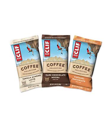 CLIF Energy Bars with Espresso - Coffee Variety Pack (15 Count) - 65mg Caffeine - Plant-Based  Organic Oats  Kosher - Buy Online on GoSupps.com