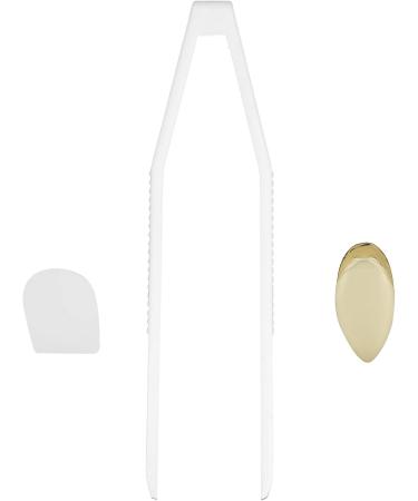 Verdant Touch Reusable Hip-Hop False Tooth Kit - Gold Tweezers & Wax for Halloween Festivals | International Shipping - Buy Online on GoSupps.com