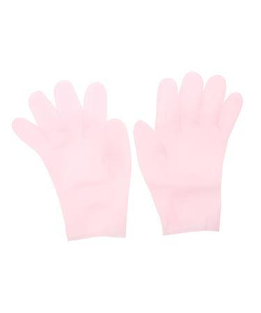 minkissy 1 Pair Moisturizing Gloves Softening Gloves Cosmetics Gloves Pink Gloves Moisturizing Finger Glove Medical Grade Gloves Cracked Gel Gloves Repairing Gloves Skin Care Miss Mask Sebs