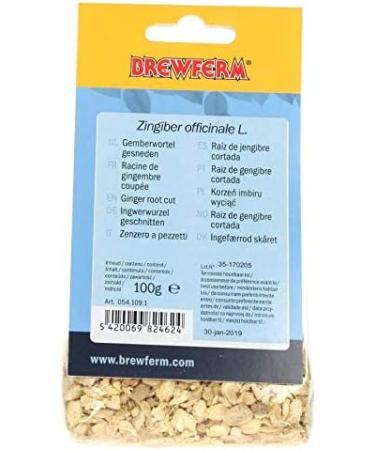 Ginger root cut 100 g - Buy Online on GoSupps.com