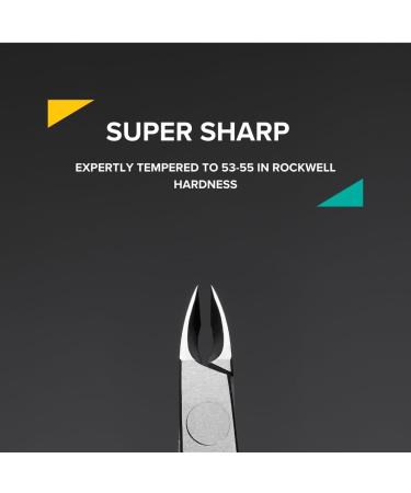 Rui Smiths Professional Cuticle Nippers - Surgical-Grade Stainless Steel Trimmer with French Handle | 5mm Half Jaw Precision Cuticle Trimmer - Buy Online on GoSupps.com