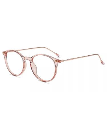 Firmoo blue light glasses without prescription for women blue light filter computer glasses against headaches glare -free round glasses light purple 0.0x light purple - Buy Online on GoSupps.com
