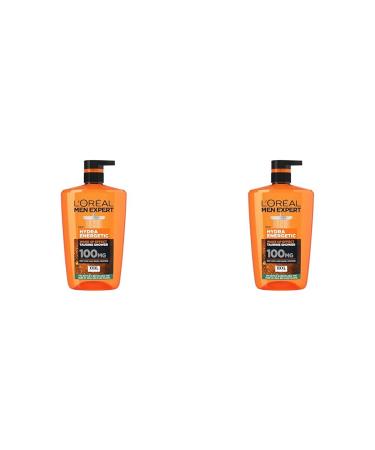 L'Or al Men Expert Hydra Energetic Shower Gel Large XXXL 1L (Pack of 2) Hydra Energetic 1 l (Pack of 2)
