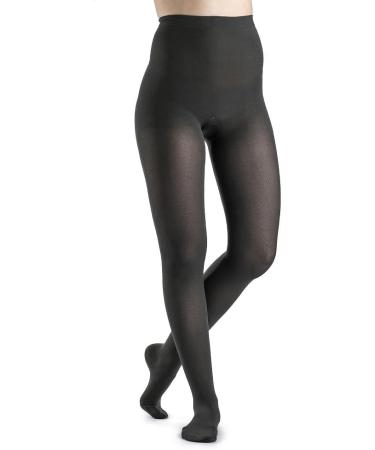 Buy SIGVARIS Women's Soft Opaque 840 Closed Toe Pantyhose 20-30mmHg - Large Short - Midnight Blue | International Shipping Available - Buy Online on GoSupps.com