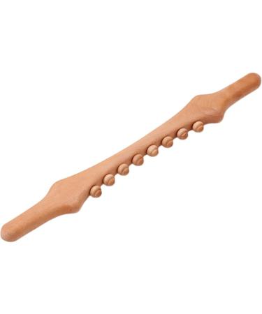 Lurrose massage wooden sticks 8 pearl back and leg body massagers GUA-SHA-sticks massage roller trigger points for the neck and back relaxing stiff muscles