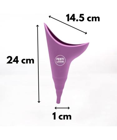 Fixed Waterproof Urinal for Women - Portable Pink Toilet Solution with Hygiene Cloths for Outdoor Festivals & Travel - Buy Online on GoSupps.com