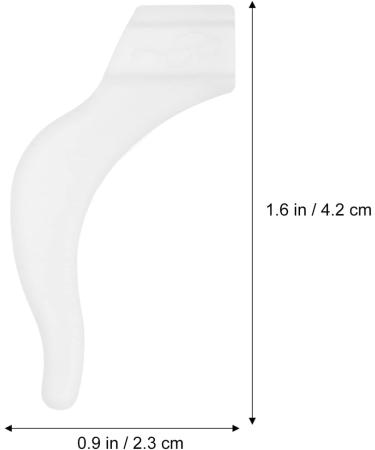 MipCase Children's Anti-Slip Earrings - 20 Pairs Comfortable Elastic Silicone Ear Pads | 4.2x2.3cm - Buy Online on GoSupps.com