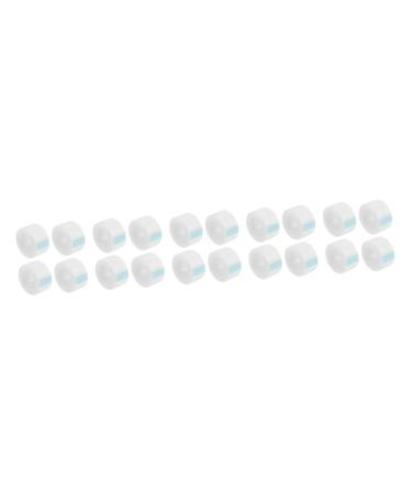 FRCOLOR 20 Rolls White Tape Photocard Holder Keychain Eye Sticky Stirp Eye Shadow Tape Wound Care Patch Eyelid Strip Tapes Lash Tape King Crown Eyelid Sticker or Easy to Tear