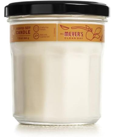 Mrs. Meyer's Clean Day Apple Cider Soy Aromatherapy Candle - 35 Hour Burn Time Essential Oils Eco-Friendly 7.2 oz - Buy Online on GoSupps.com