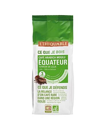 ETHIQUABLE - Ground Coffee From Ecuador 250G - Pack of 3