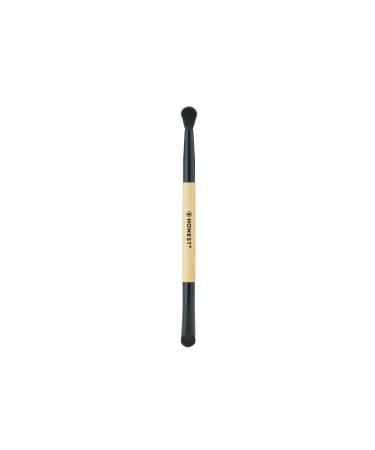Honest Beauty Blend & Smudge Brush with Renewable Bamboo + Synthetic Bristles | 2-1 Eyeshadow Brush | Cruelty Free | 1 count