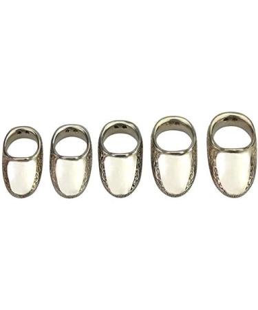 AMEYXGS Archery Thumb Ring Handmade Tibetan Silver Finger Protector Thumb Protector Ring for Outdoor Archery Hunting 21#