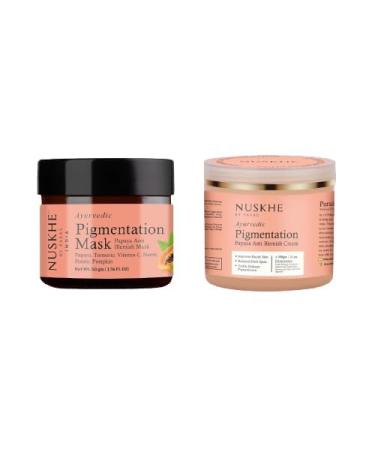 NU SKHE PA"" Papaya Pigmentation Combo for Men and Women (Pigmentation Cream and Pigmentation mask)