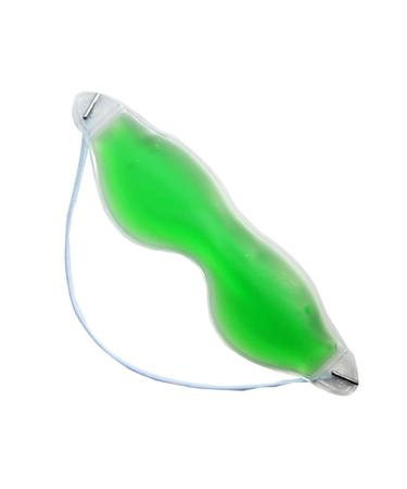FOMIYES Cooling Eye Mask Gel Eye Cooling Eye Cover Eye Care Cool Masks Silicone Cooling Eye Pastes Reusable Cooling Ice Eye Mask Blindfold Therapeutic Eye Mask Cold Facial Mask 18.50X5.00X0.50CM Green