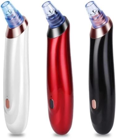 WEedsy Blackhead Remover Pore Cleaner Blackheads Pore Sucker with 5 Suction Heads Acne Comedone Extractor Kit Blackhead Removal Tool (Color : Black) (Color : Red) - Buy Online on GoSupps.com