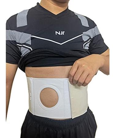 Realmedi Unisex Ostomy Abdominal Binder XL 45.28-49.21 Inch - Ostomy Belt for Hernia & Colostomy Support - Buy Online on GoSupps.com