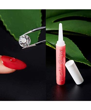 40 Pc Nail Tip Glue - False Adhesive Acrylic Nails Makeup - 0.07 oz - Buy Online on GoSupps.com