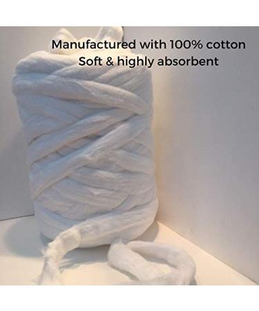 Premium 100% Cotton Neck Wool - Highly Absorbent Minimal Lint | International Shipping Available - Buy Online on GoSupps.com