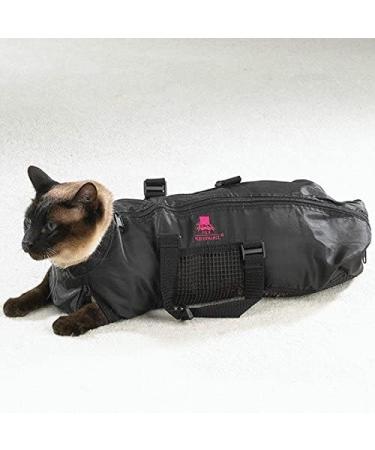 Heavy Duty Mesh Cat Grooming Bathing Restraint Bag 3 Sizes & Vet Sets Available(Medium) - Buy Online on GoSupps.com